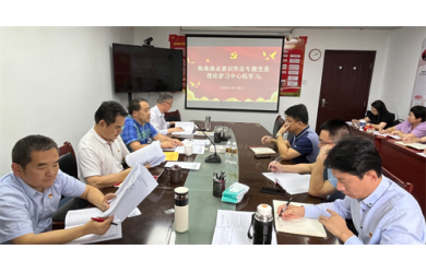 海南漁業(yè)召開意識形態(tài)專題黨委理論中心組學習擴大會議