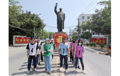 徒步春風(fēng)里 不虛少年行 海南漁業(yè)開展“五四”青年徒步行活動(dòng)