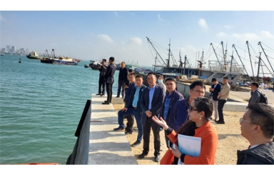 廣船國際修造船公司到我修造船公司考察洽談合作
