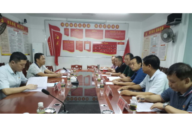 省國資委黨建處張文健副處長到海漁集團(tuán)白馬井基地調(diào)研黨建示范點(diǎn)建設(shè)工作