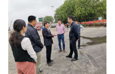 儋州市劉沖副市長一行到白馬井基地 漁港碼頭調(diào)研
