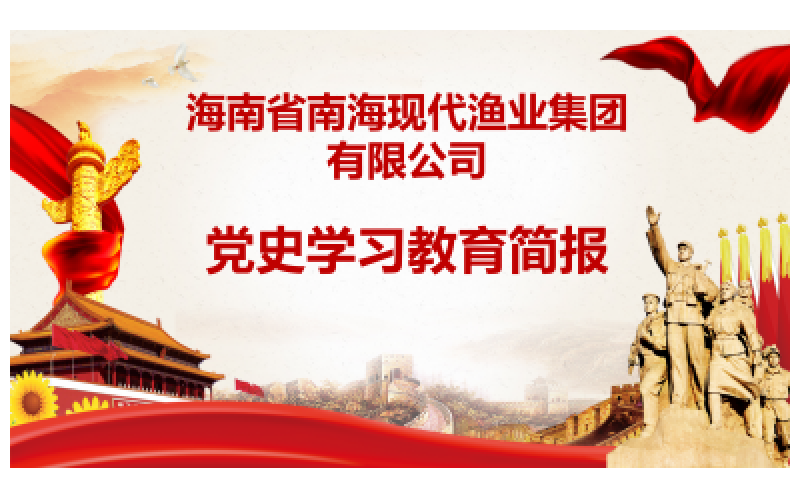 海漁集團(tuán)黨史學(xué)習(xí)教育簡報(bào)第8期